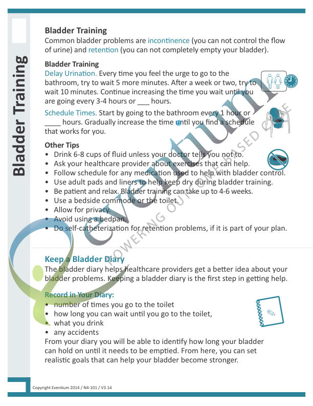 Bladder Training Eventium