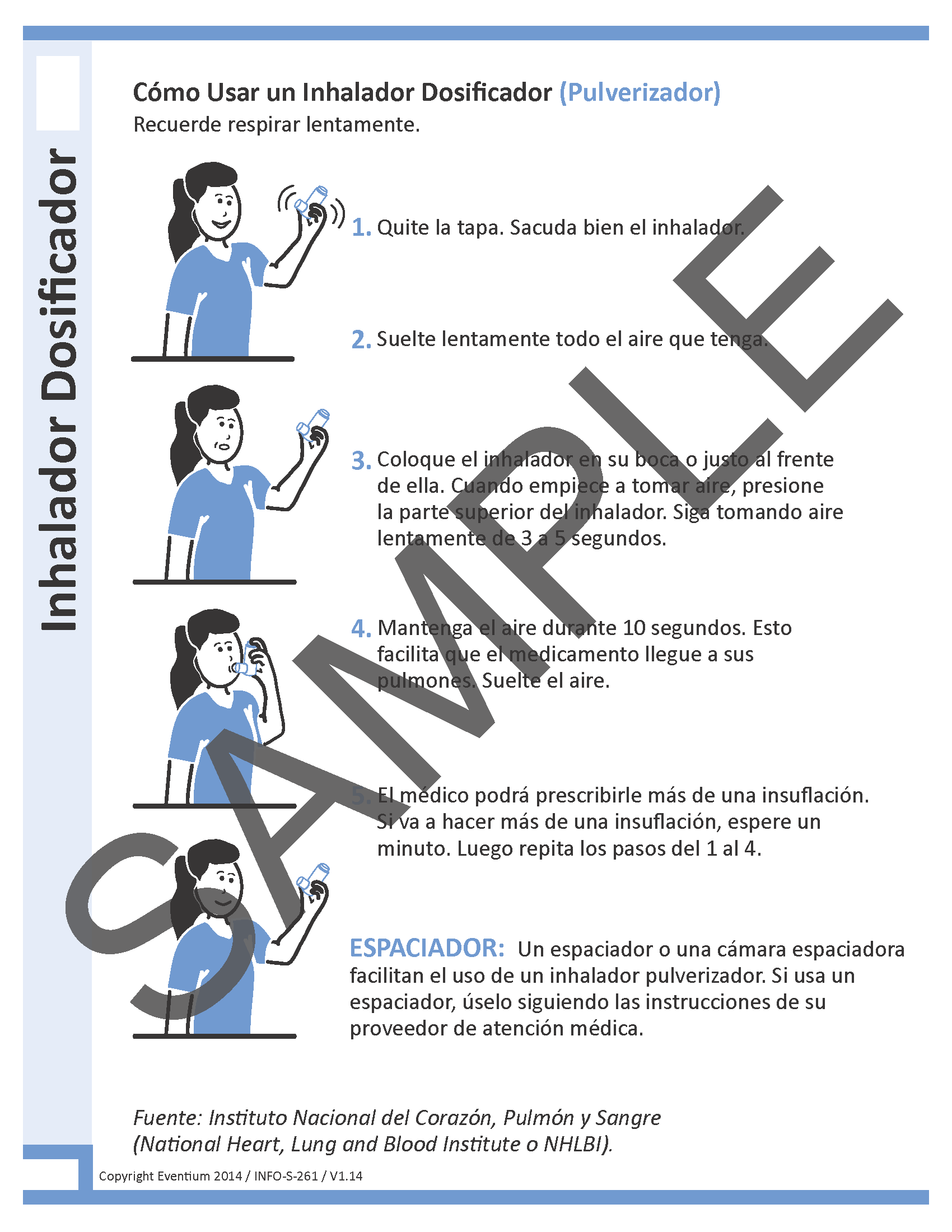 Metered Dose Inhaler Spanish Eventium